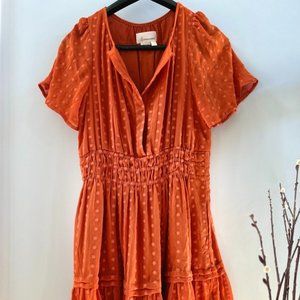 Anthropologie- Swiss Dot Dress